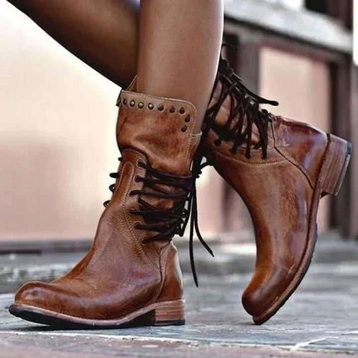 Claire® | Stylish Leather Boots