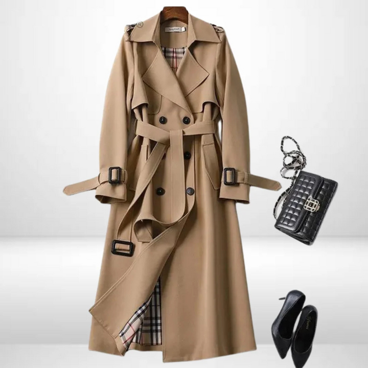 Rose Classic Belted Trench Coat | Timeless Everyday Elegance