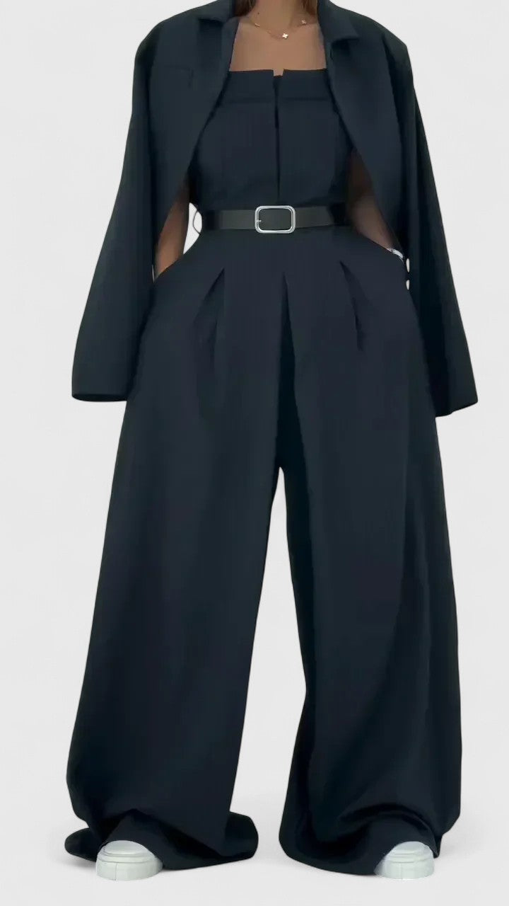 Anne | Elegant Jumpsuit Set with Blazer