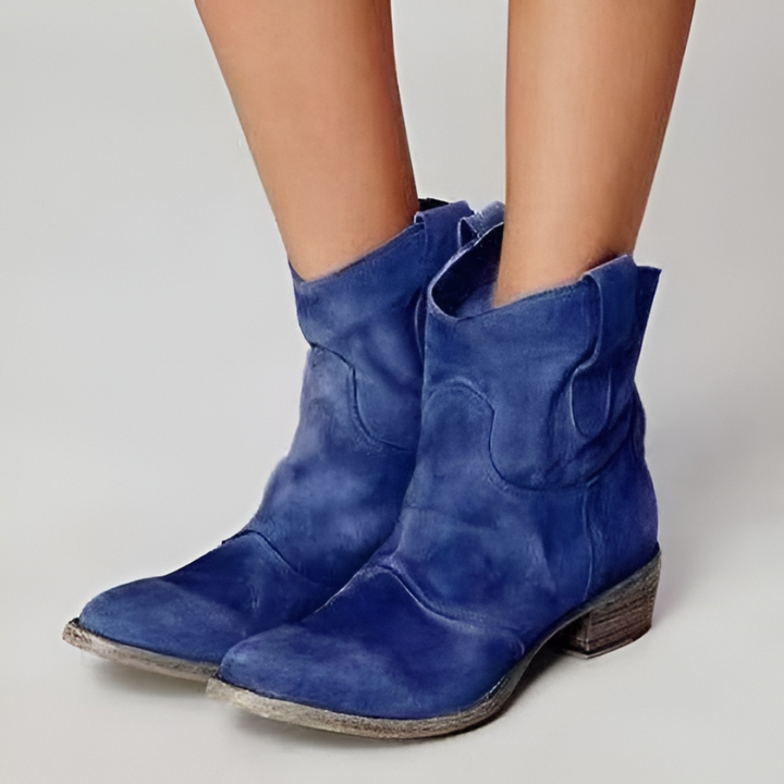 Claire® | Chic Suede Ankle Boots