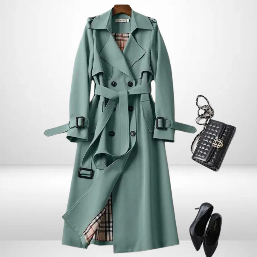 Rose Classic Belted Trench Coat | Timeless Everyday Elegance