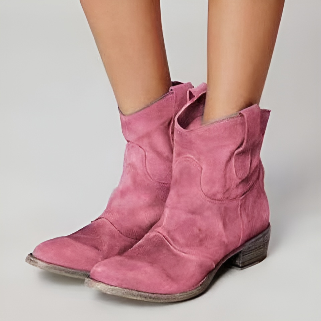 Claire® | Chic Suede Ankle Boots
