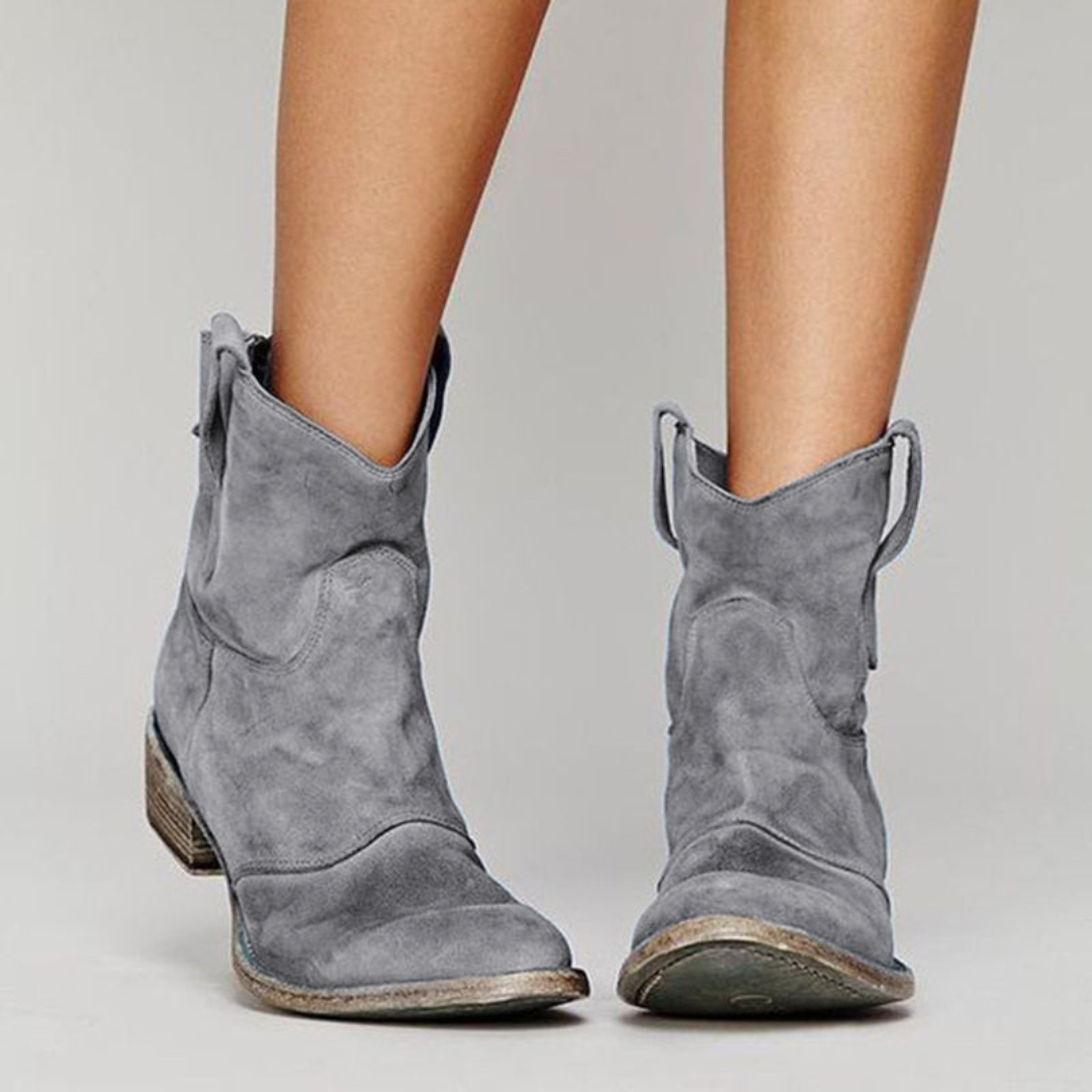 Claire® | Chic Suede Ankle Boots