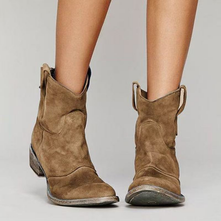 Claire® | Chic Suede Ankle Boots