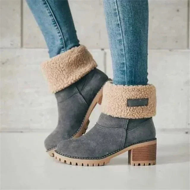 Claire® | Mid-Calf Wool Boots
