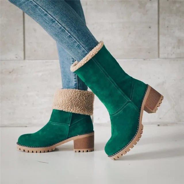 Claire® | Mid-Calf Wool Boots