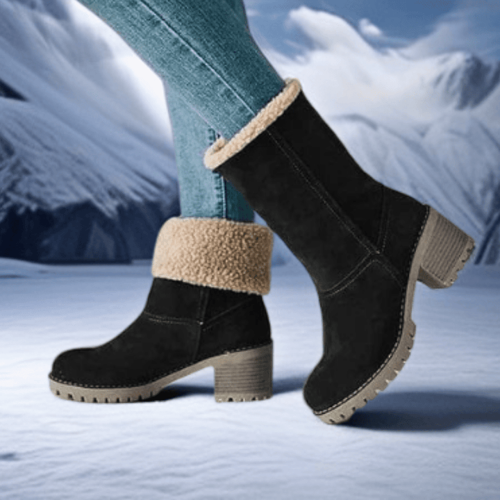 Claire® | Mid-Calf Wool Boots