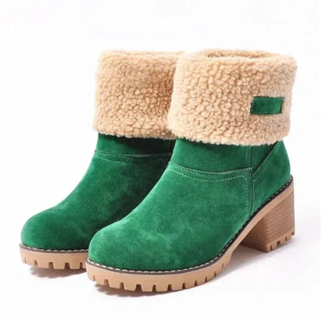 Claire® | Mid-Calf Wool Boots