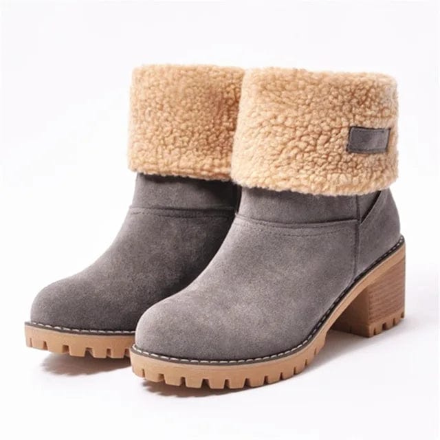 Claire® | Mid-Calf Wool Boots
