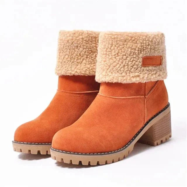 Claire® | Mid-Calf Wool Boots