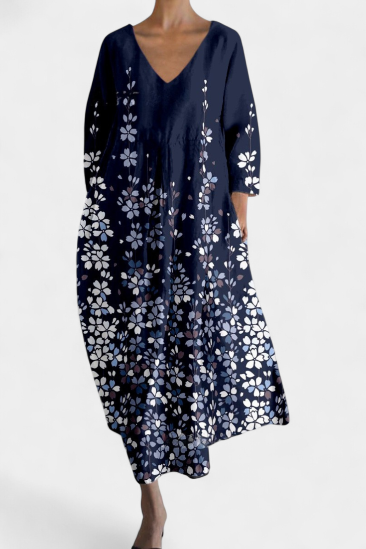 Isalinde | Comfortable V-neck Dress