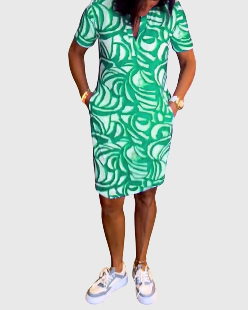 Elle™ | Flattering Avenue Walk Dress