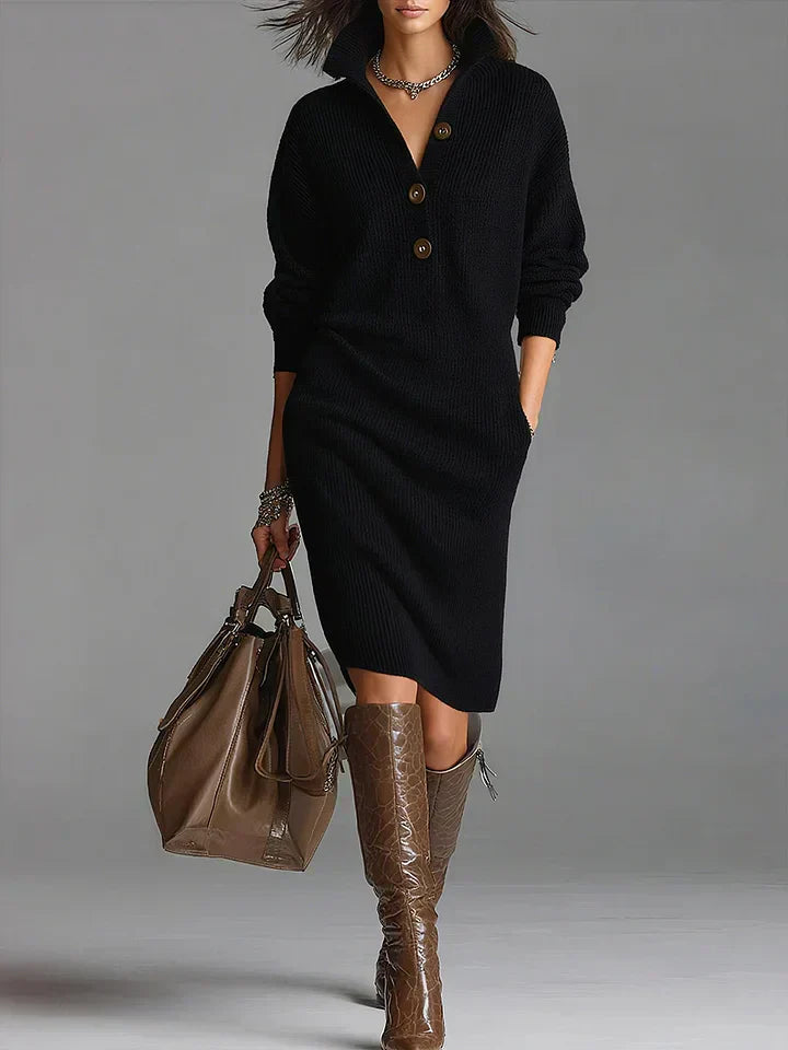 Judi - Chic Sweater Dress