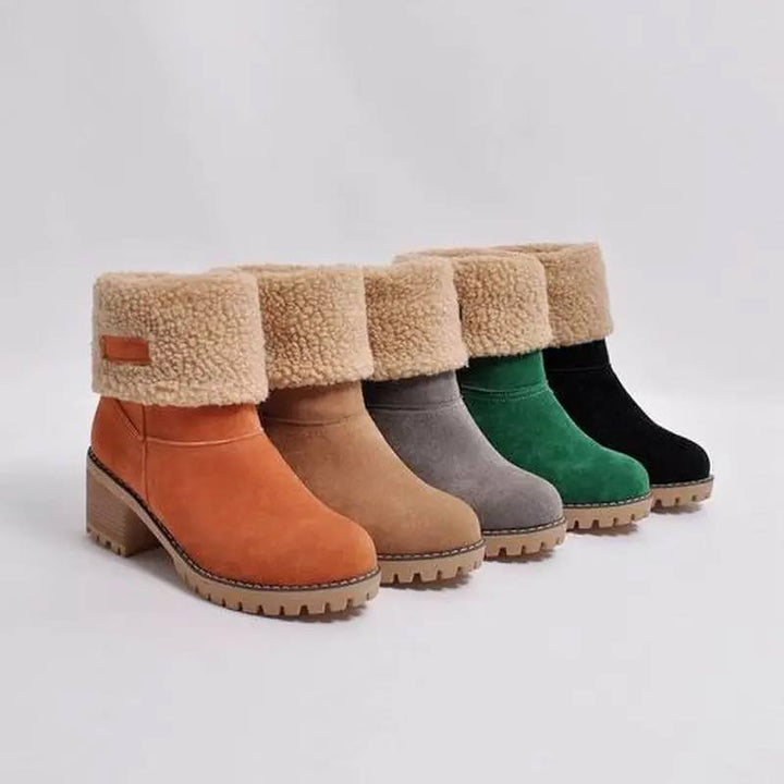 Claire® | Mid-Calf Wool Boots